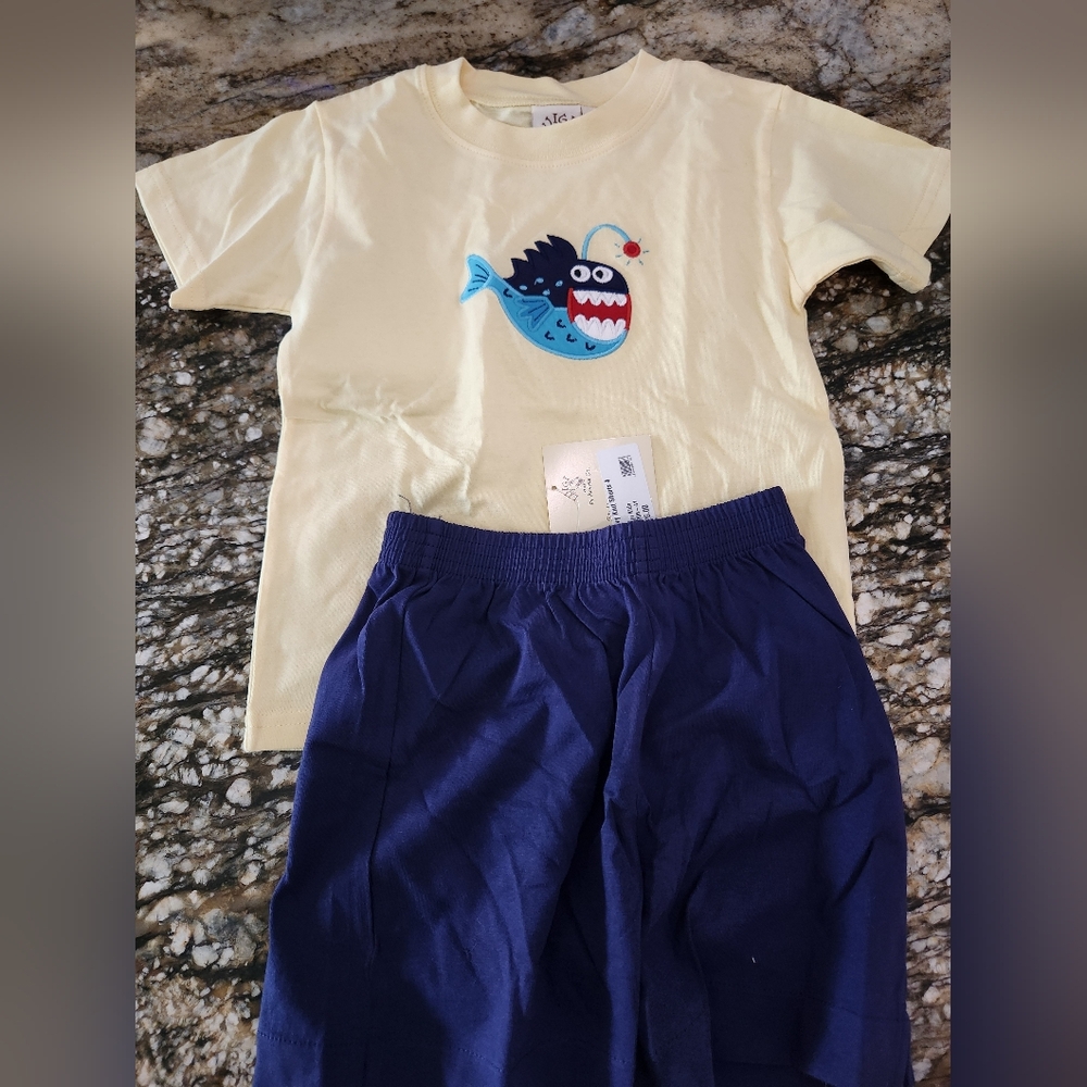 Kids Yellow and Blue Matching Set